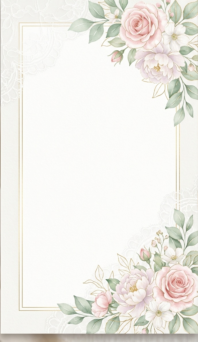 Dantel & Pudra Gül (Monogram)