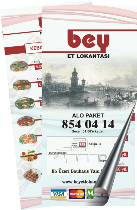 Bey Döner Broşür & El İlanı
