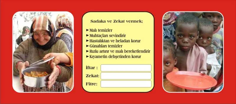Aşevi Bağış Makbuzu & İlan Tasarımı