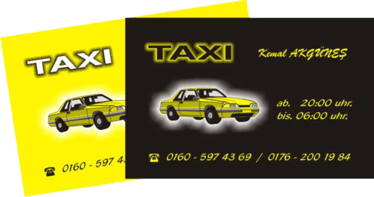 Taksi Kartvizit Tasarımı