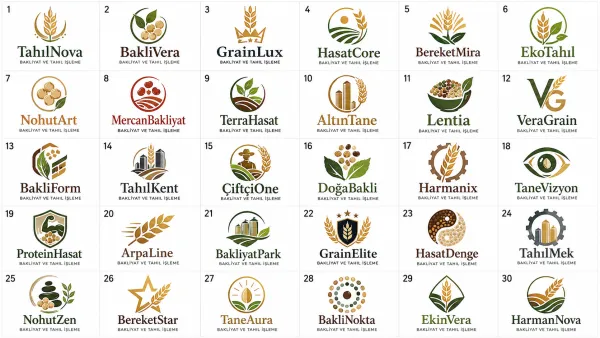 Bakliyat Ve Tahıl İşleme Logo Tasarımları