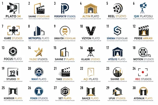 Film Platosu Ve Stüdyo İşletmeciliği Logo Tasarımları