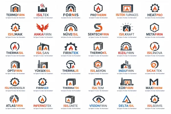 Isıl İşlem Fırınları Ve Hizmetleri Logo Tasarımları