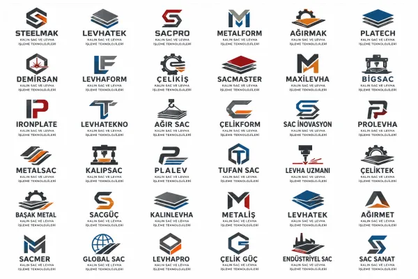 Kalın Sac Ve Levha İşleme Teknolojileri Logo Tasarımları