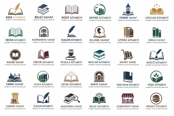 Kitabevi Ve Sahaf İşletmeciliği Logo Tasarımları