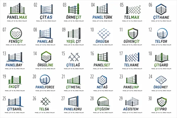 Panel Çit Ve Tel Örgü İmalatı Logo Tasarımları