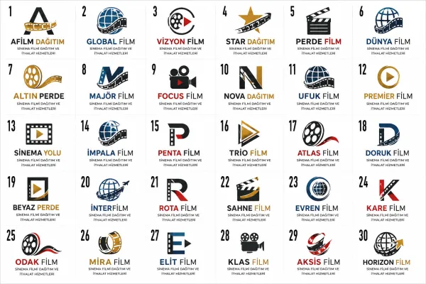 Sinema Filmi Dağıtım Ve İthalat Hizmetleri Logo Tasarımları