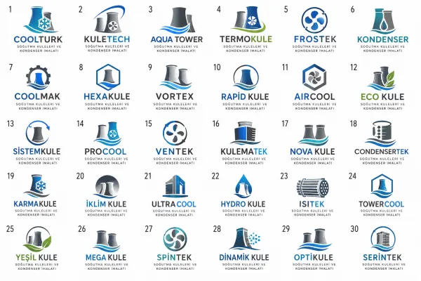 Soğutma Kuleleri Ve Kondenser İmalatı Logo Tasarımları