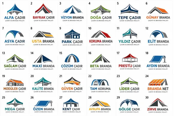 Çadır Ve Branda İmalatı Logo Tasarımları