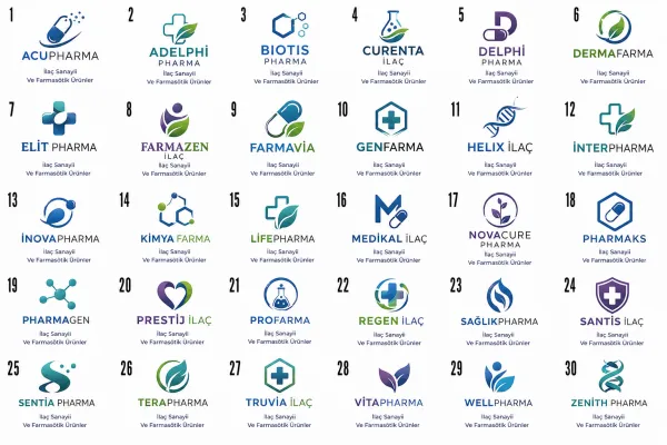 İlaç Sanayii Ve Farmasötik Ürünler Logo Tasarımları
