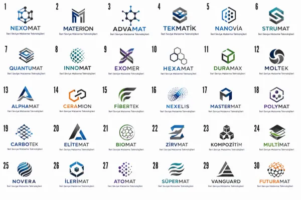 İleri Seviye Malzeme Teknolojileri Logo Tasarımları