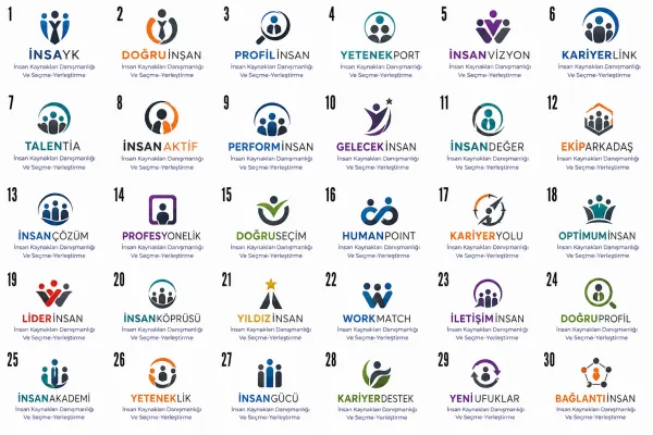 İnsan Kaynakları Danışmanlığı Ve Seçme-Yerleştirme Logo Tasarımları