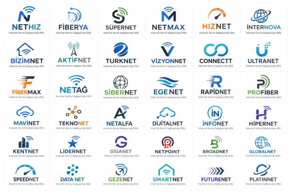 İnternet Servis Sağlayıcılığı (ISS) Logo Tasarımları