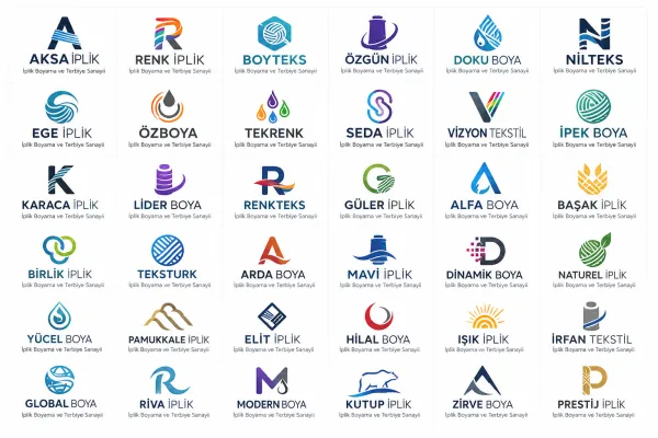 İplik Boyama Ve Terbiye Sanayii Logo Tasarımları