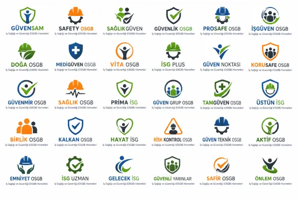 İş Sağlığı Ve Güvenliği (OSGB) Hizmetleri Logo Tasarımları
