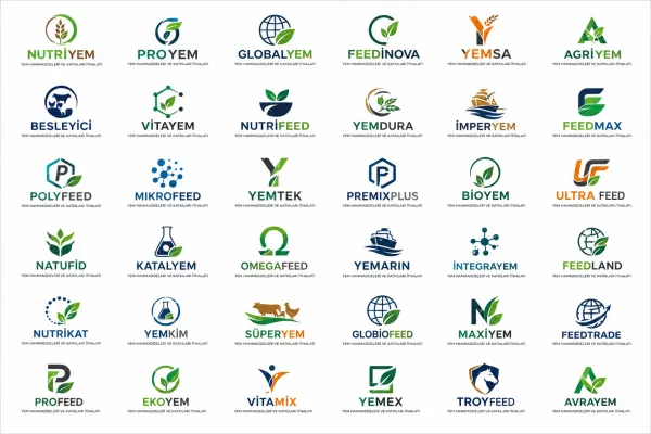 Yem Hammaddeleri Ve Katkıları İthalatı Logo Tasarımları