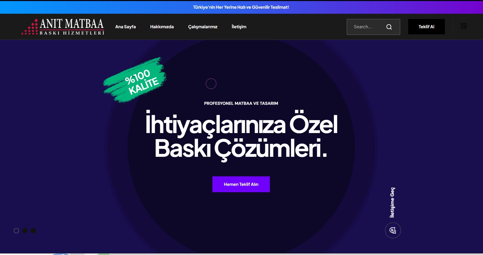 Kurumsal Web Sitesi