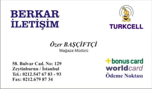 Kartvizit Çalışması