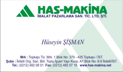Kartvizit Çalışması