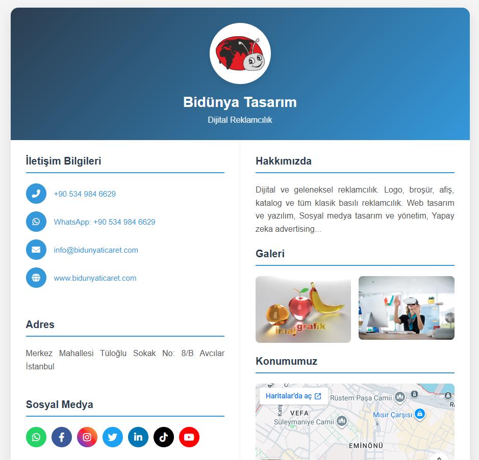 Dijital Kartvizit