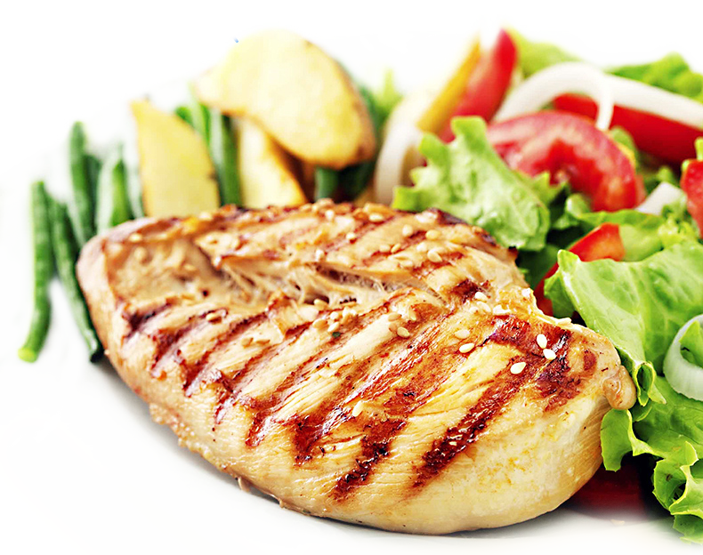 Petto di pollo con burro alle erbe