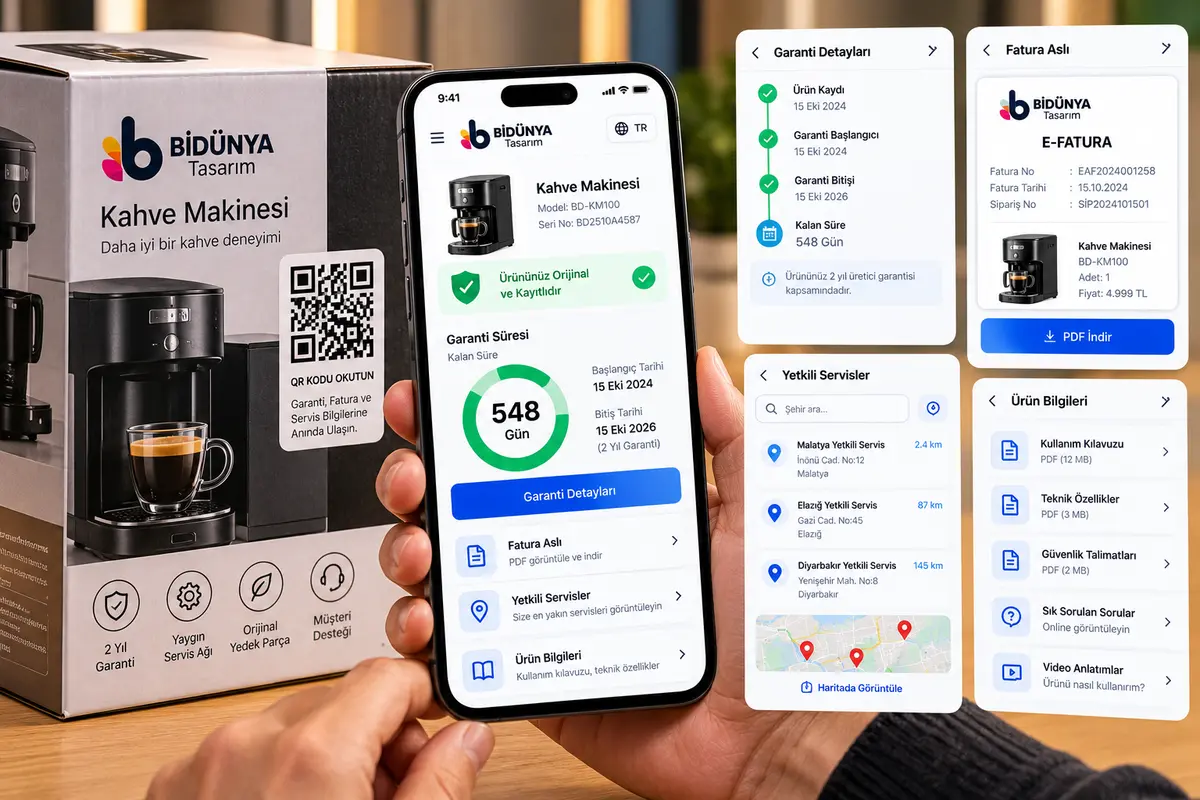 Dijital Garanti & QR Ürün Kartı Sistemi